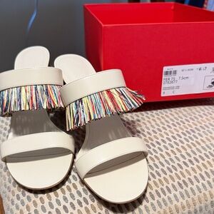 Colorful Fringe Women's Sandals